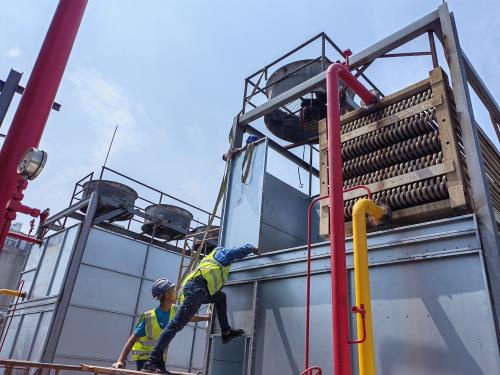 廣東省冷卻塔廠家冷卻塔填料清洗方式 (