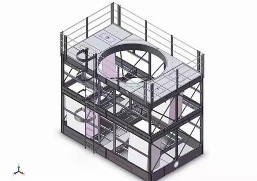 工業(yè)冷卻塔的小循環(huán)清洗法(冷卻塔機(jī)組